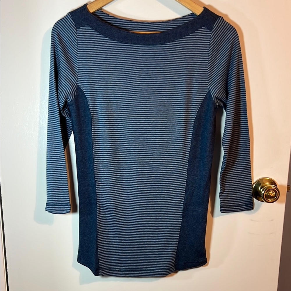 NWOT L.L. Bean Women's Boatneck 3/4 Sleeve Top size small